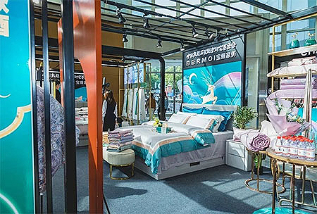 宝缦家纺飞天快闪店江阴站盛大开幕